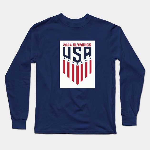 2024 Olympics Long Sleeve T-Shirt by GLStyleDesigns